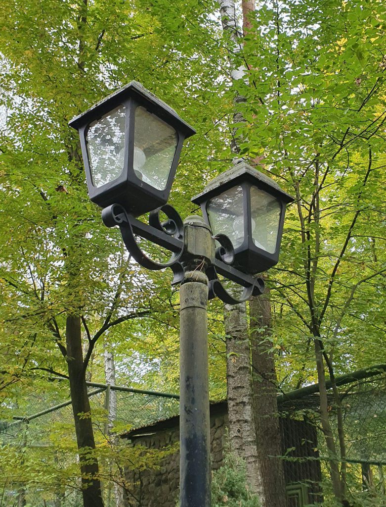 Lampe im Zoo Eberswalde